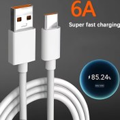 Resim Huawei, Xiaomi ve Google için Uygun 66W Hızlı Şarj Kablosu - Type-C Flash Şarj Kablosu 6A 
