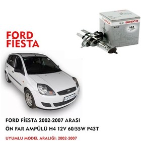 Resim FORD FİESTA 2002-2007 ARASI ÖN FAR AMPÜLÜ H4 12V 60/55W P43T 