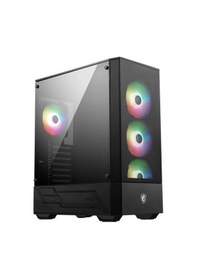 Resim Msı Mag Forge 112r Temperlı Cam 3x120mm 1x120mm Argb Fan Psu Yok Atx Gamıng Kasa 