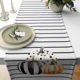 Resim Evmila Sonbahar Desenli Runner Modeli - 40x140 cm 