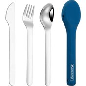 Resim AV SEVDAM Kamp Çatal&Kaşık&Bıçak Seti - Seyahat Seti - Orcamp - Mavi (OUT-1970) 