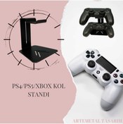 Resim ARTE METAL Ps4 / Ps5 / Xbox Kol Tutucu Standı - Metal 