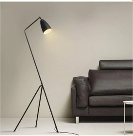 Resim Riolight Modern Siyah Metal Köşe Lambası Lambader(542431604) 