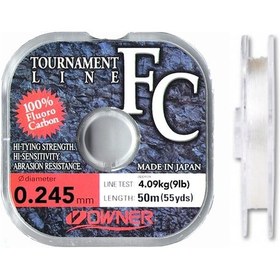 Resim Owner Tournament Fluorocarbon Misina 0.245Mm 4.09Kg 50Mt. 