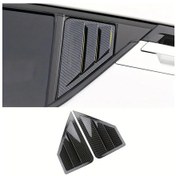Resim Meridiangoods Carbon Fiber 2pcs Toyota Chr Arka Hava Menfezi Kaportası 2018 2019 2020 2021 2022 