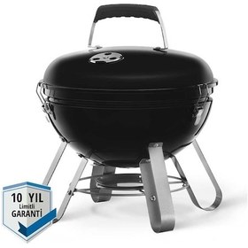 Resim Napoleon Premium 14 Taşınabilir Kömürlü Mangal Barbekü 35cm Siyah 