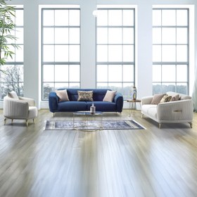 Resim Evora Koltuk Takımı - FER 606 LACİVERT / ÜÇLÜ 