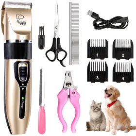 Resim Avans Evcil Hayvan Bakım Seti - Nazik Saç Alma Teknolojisi ile Sessiz Elektrikli Trimer, USB Şarj Edilebilir, Köpekler ve Kediler için Makas, Tarak ve Aksesuarlar Dahil, Ev veya Profesyonel Kullanım İçin İdeal, Profesyonel Evcil Hayvan Bakım Seti | Şık Trimer | Şarj Edilebilir Bakım Seti, Bakım Aracı 