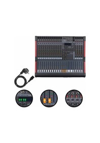 Resim Maxword Dc16-pro 2x99 Dsp Efekt Ses Mikseri 16 Kanal Deck Mixer 