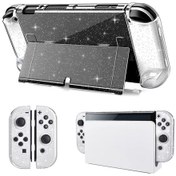 Resim Nintendo Switch Oled Parlak Kristal Koruyucu Kılıf İçin Uygundur 