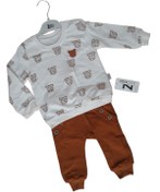 Resim Zeo kids ERKEK BEBEK İÇİN ALT ÜST 2'Lİ TAKIM, FULARLI 