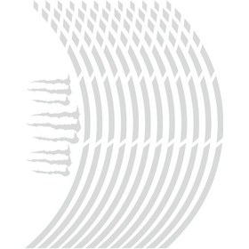 Resim Reflektör Universal Kesik Jant Şeridi Beyaz N11.63637 