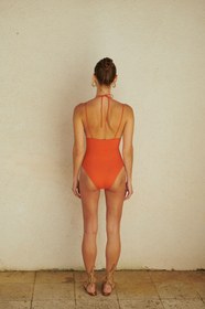 Resim Malibu Econyl Swimsuit - Orange - S 