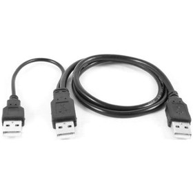 Resim Harici Diskler için Y Kablo 3 Uçlu Usb 2.0 Kablo 