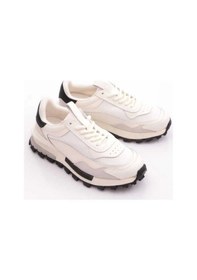 Resim Lufian Henry Kadın Hakiki Deri Klasik Sneaker Ekru 111230265 Ekru 