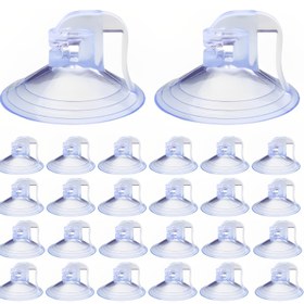 Resim 10/30 adet Araba Camı Güneşlik Emme Kupaları, PVC Emme Kupası Araba Pencere Perdesi Emme Kupası, Döngü Güneşlik Emme Kupası Kanca, Mini Yapışkan Braket, Araba Mutfak Banyo Ofis için Uygun 