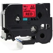 Resim Brother P Touch Tz Tape 36Tze461 Kırmızı Etikete Siyah 36Mmx8M 