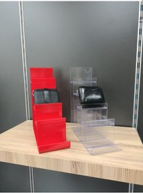 Resim Uzman Grup Raf Pleksi Cüzdanlık Teşhir Standı (10'Li Paket) 