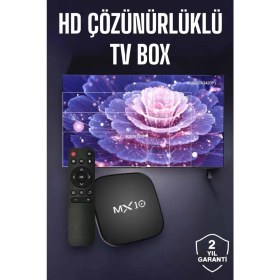Resim Tv Box Android Uyumlu 4 Çekirdekli Wifi Bağlantılı 4K 