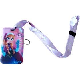 Resim Prenses Else Frozen Yaka Askı Ipi Boyun Askı Ipi Telefon Askı Aparatı kimlik kartı 11x7cm 1 Adet 
