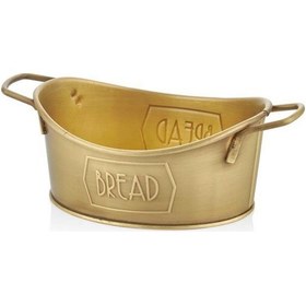 Resim The Mia Ekmek Servisi 23x14 Cm Gold Altın 