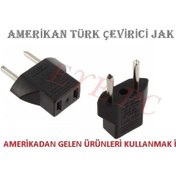 Resim Amerikan Türk Priz Dönüştürücü Priz Ucu 