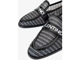 Resim Mario Valentino Kadın Deri & Tekstil Siyah Loafer Ayakkabı 1040 91D2528 Bn Ayk Y25 Black 
