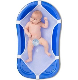 Resim Lüx Bebek Banyo Küvet Filesi - Havlu Yüzeyli Çok Renkli 