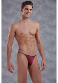 Resim Doreanse 1330 Erkek Micro Modal Claret Red Tanga String Slip 