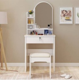 Resim SHOWROOM İSTANBUL Sed Mobilya Makyaj Masası Tuvalet Ve Puf 3 