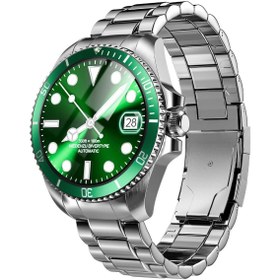 Resim V0525 316L Paslanmaz Çelik, Döner Bezel, Bt Call, Spor Sağlık, IP68 Profesyonel Akıllı Saat 