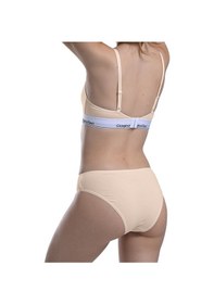 Resim Likralı 6'lı Kutu Premium Slip Külot Laura G-006 H Bej 