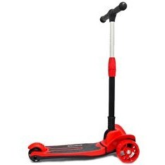 Resim Mega Flash Işıklı Scooter Kırmızı 