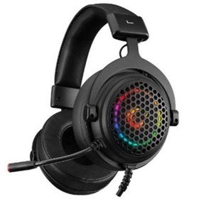 Resim Rampage MAJESTY Siyah RGB Led 7.1 Surround Sound System Gaming Mikrofonlu Oyuncu Kulaklığı 