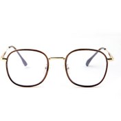 Resim Angel Eyes Unisex Metal Gold Kahverengi Çerçeveli Mavi Işık Koruma Bilgisayar Gözlüğü 