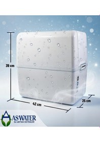 Resim As Water Elite Su Arıtma Cihazı 8 Lt Çelik Tanklı 80 Gpd Mebranlı Kaçak Koruma Aparatlı 80 Gpd Süper Membran (Önerilen) 