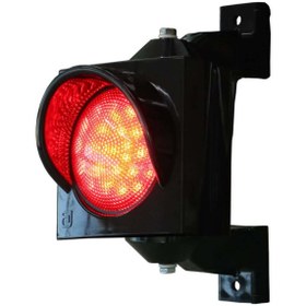 Resim İleri Trafik 100 mm Ledli Tekli Sinyal Verici, Trafik Lambası 