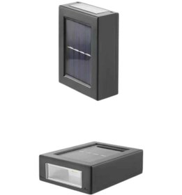 Resim Yeni Model Solar Çift Taraflı Duvar Lambası Dekoratif Duvar Lambası Renkli 