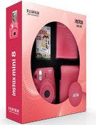 Resim Fuji Instax Mini 8 Gift Box 4 Raspberry 