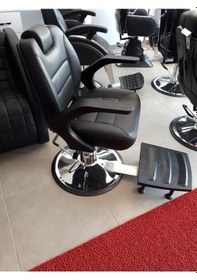 Resim Hidrolik Ayaklıklı Berber Koltuğu 