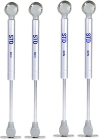 Resim Yıldızan TTKTEKNOLOJİ 4 ADET STD Dolap Amortisörü Gazlı Piston Kapak Hidroliği 27 cm 80N KRK 395519 