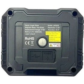 Resim Unı-t Yüksek Hassasiyetli Açı Ölçer Lm320e 