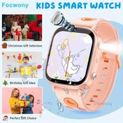 Resim Sunshine022 Focwony Çocuk Akıllı Saati 26 Eğitici Oyun Pembe 1.8 Hd Ekran Alexa Uyumlu Diğer 