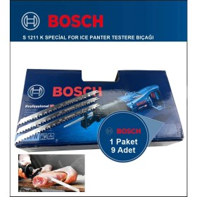 Resim Mediterian 9 Adet Tilki Kuyruğu Bıçağı S 1211 K - Buz ve Kemik Kesme 2 608 652 900 9'li Paket 