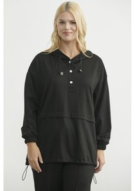 Resim Sementa Scuba Oversize Tunik Eşofman Takım - Siyah Siyah 