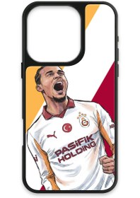 Resim Galatasaray Leroy Sane Gol Sevinci Cam Telefon Kılıfı - iPhone 16 Pro 