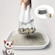 Resim Kullanılabilir Kedi Kumu Filtre Matı, 2/15/30 Paket, Kedi Kumu Kutusu Ped, Kedi Kumu Filtresi, Evcil Hayvan Kumu Temizlik Malzemeleri 