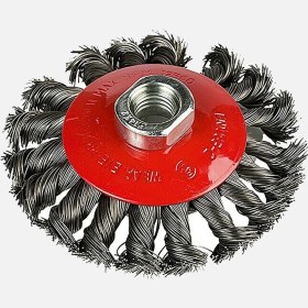 Resim Craftomat Koni Tel Fırça - 100 mm Örgülü 