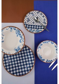 Resim Tabak Evi Porselen Lindy Yemek Takımı 6 Kişilik 24 Parça Bns24ykprs1216 Çok Renkli 