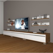 Resim Decoraktiv Eko 270r Mdf Tv Ünitesi Tv Sehpası - Ceviz - Beyaz 